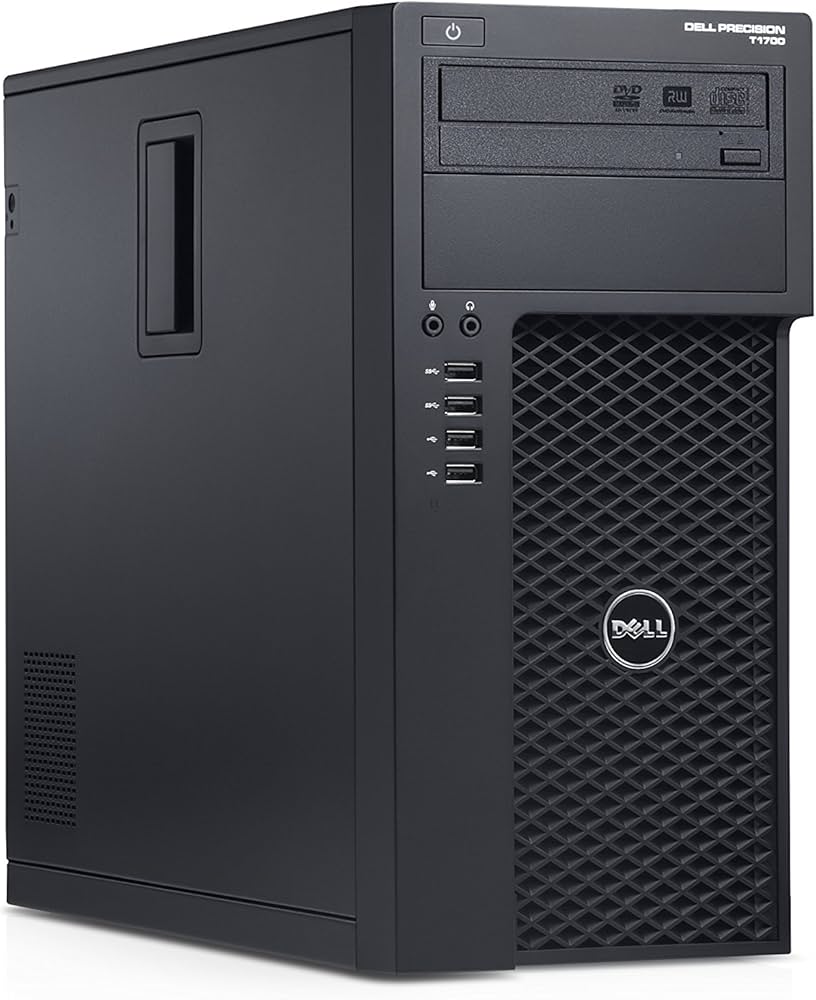 CPU DELL PRECISION T1700 TOWER I5 4TH 250/500HDD 8GB RAM     