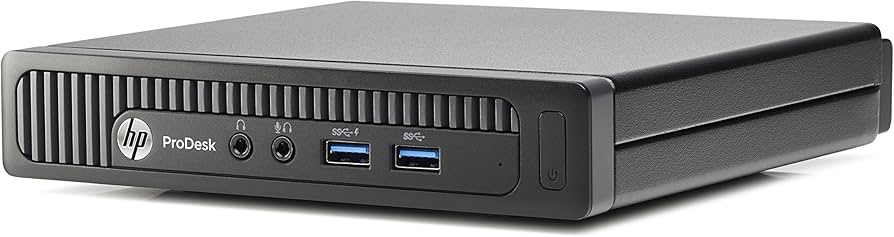 CPU HP PRODESK 600 G1 I3 4TH TINY 250/500HDD 8GB RAM  *
